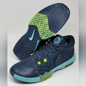 Nike LeBron Witness 8 Armory Navy Green Frost Shoes Men's Size 16 FB2239-402 New
